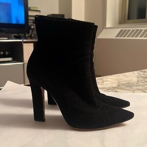 Gianvito Rossi Black Suede Ankle Boots